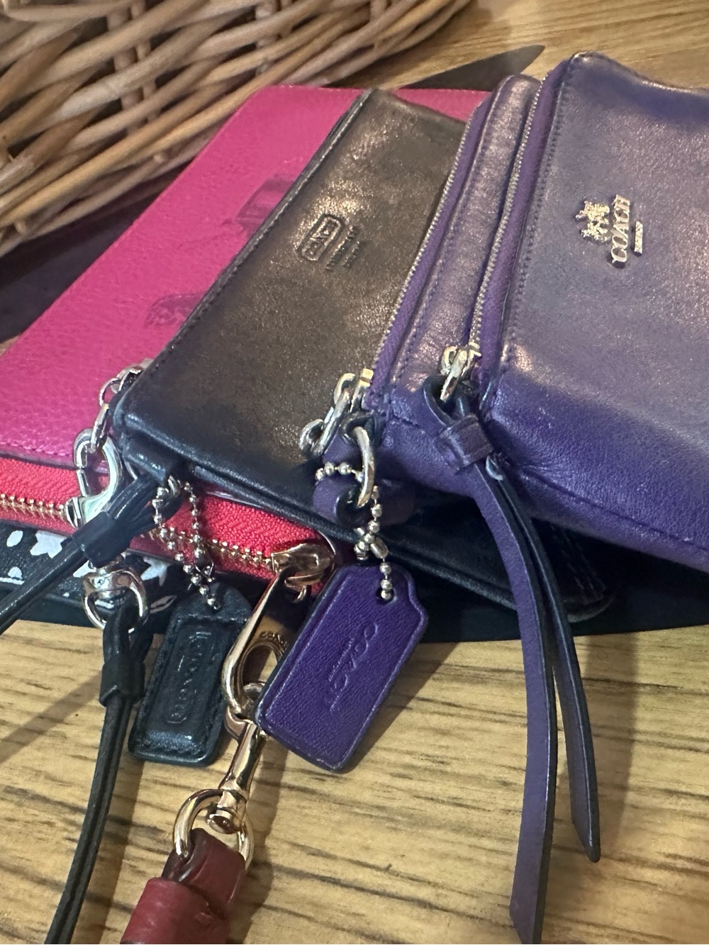 Vintage Coach - wristlet and wallets